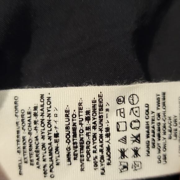 FREE PEOPLE, BLACK LACE, LONG SLEEVE, A LINE MINI DRESS, NWOT 12 - Picture 5 of 6